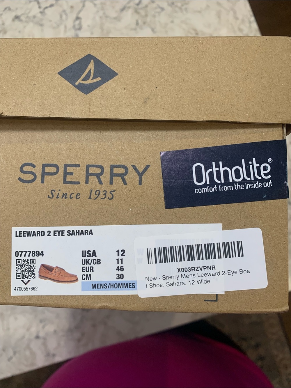 Sperry Leeward 2-Eye Boat Shoe - Sahara Brown
